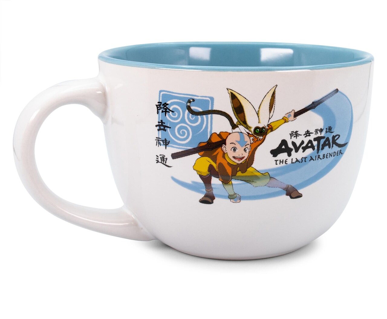 Avatar: The Last Airbender Aang and Momo Ceramic Soup Mug | Holds 24 Ounces